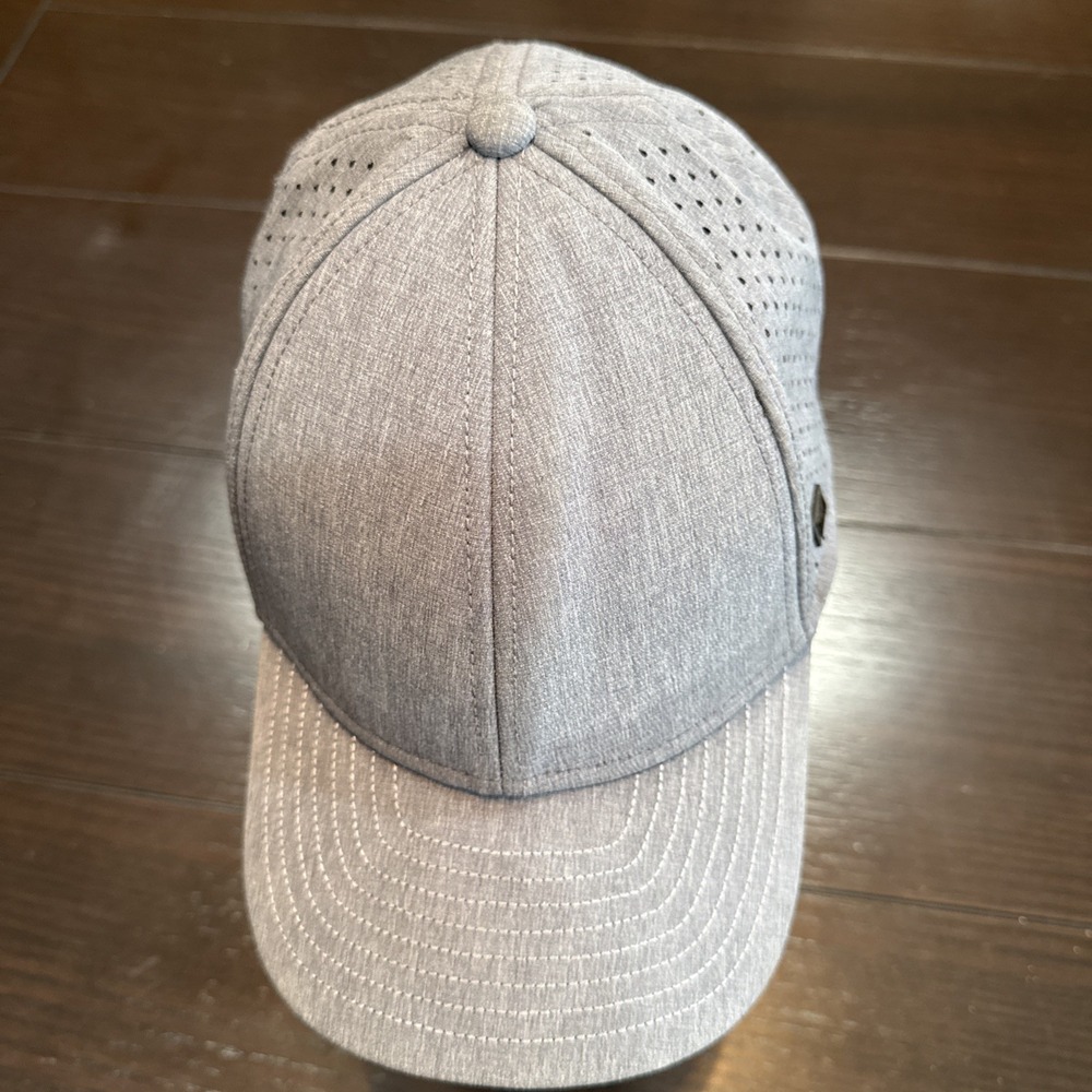 Melin Mens Hydro A-Game Hat Cap Gray Mesh CL Classic M/L Snap-Back